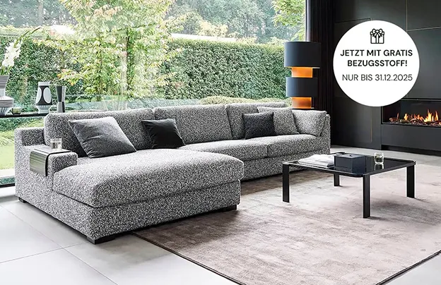 Bielefelder Werkstätten Sofa INSPIRATION: Jetzt mit exklusivem Stoffvorteil